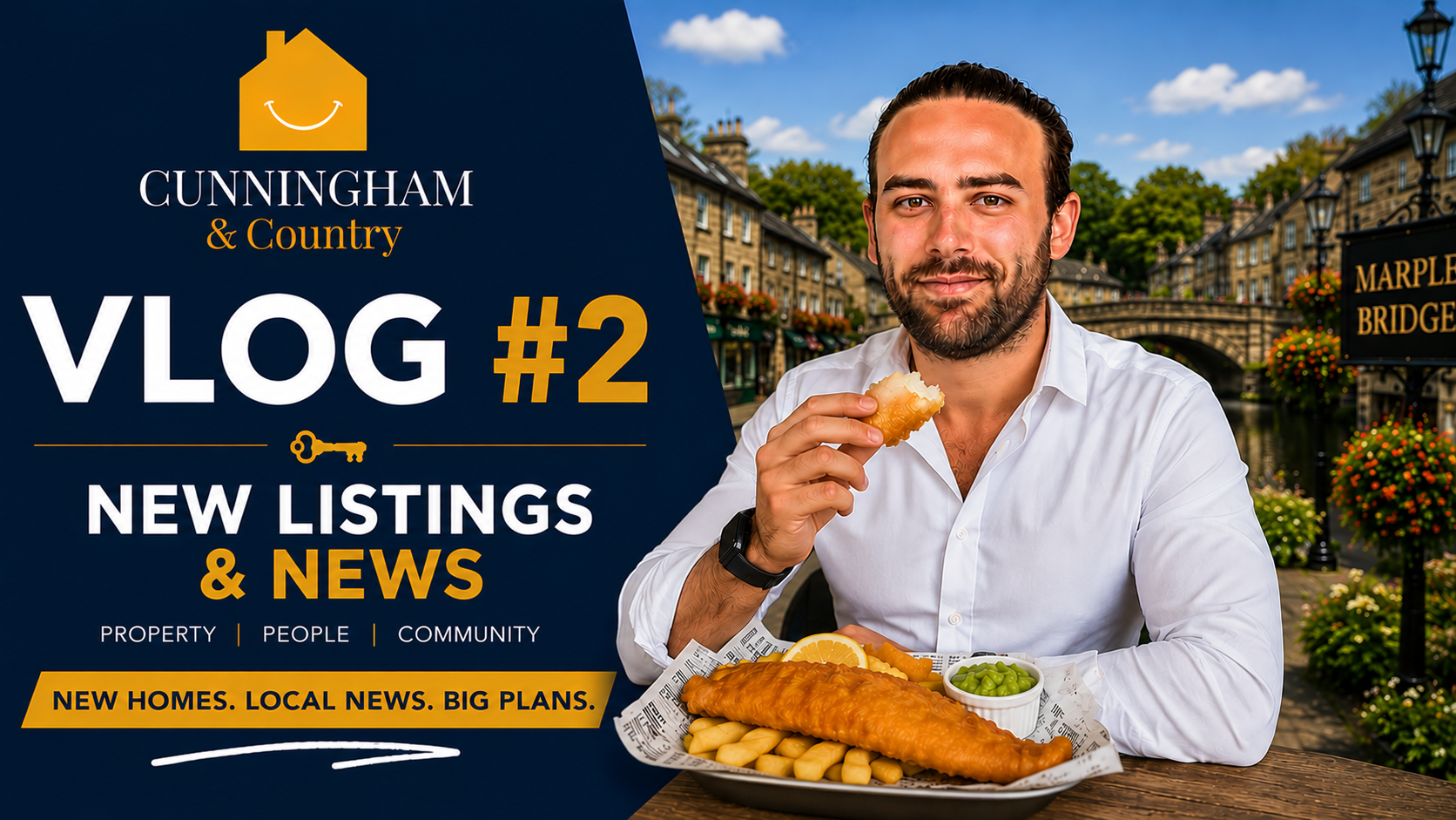 Cunningham & Country Vlog #2 — new listings and local news from Marple Bridge